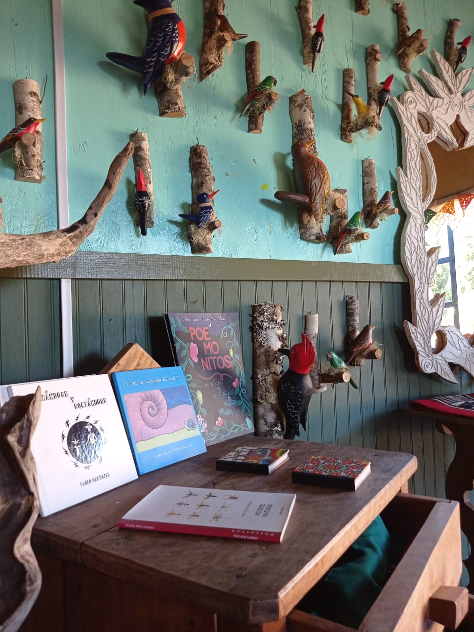 Productos en exhibición